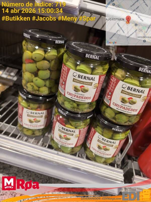 Aceitunas Chupadedos Bernal en Meny Roa