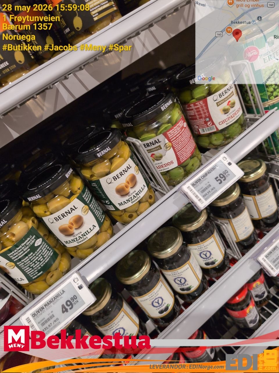 Bernal Manzanilla oliven hos MENY Bekkestua