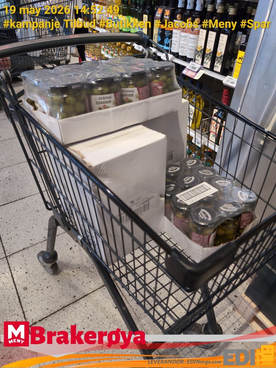 Bernal oliven og spanske produkter leveres til Meny Brakerøya