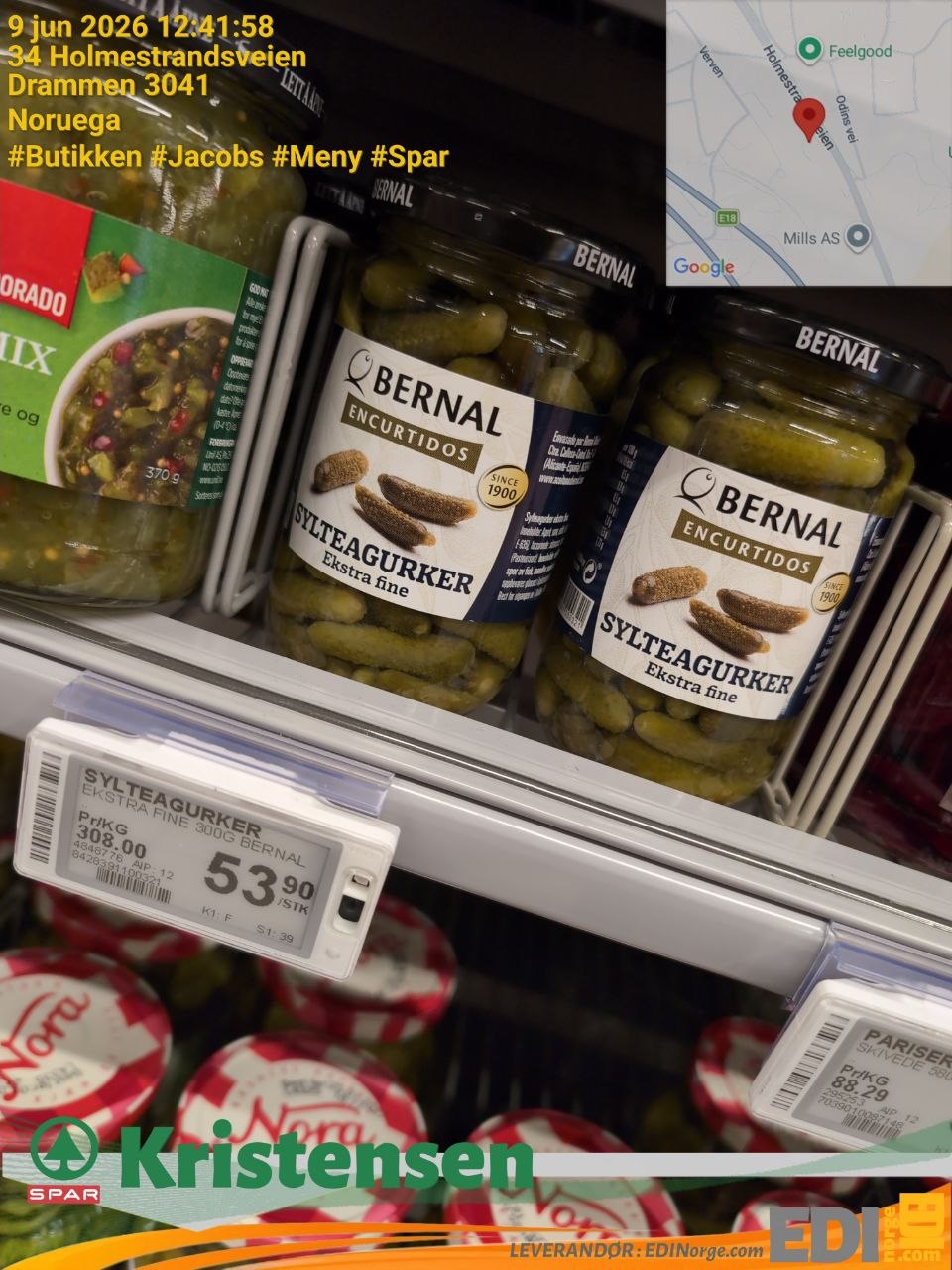 Bernal Sylteagurker Ekstra Fine 53,90 kr hos SPAR Kristensen, Holmestrandsveien 34, Drammen