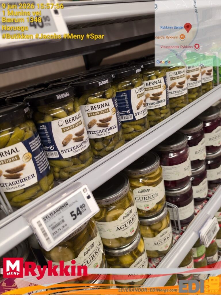 Bernal Sylteagurker Ekstra Fine 54,90 kr hos MENY Rykkin, 1 Munins vei, Bærum 1348