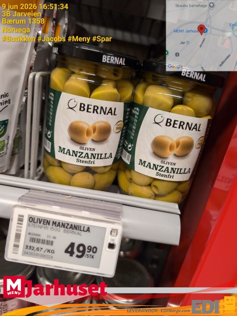 Bernal Oliven Manzanilla Stenfri 49,90 kr (332,67/kg) hos MENY Jarhuset, 3B Jarveien, Bærum 1358