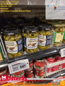 Bernal Sylteagurker Ekstra Fine 54,90 kr (313,71/kg) hos MENY Østeras, 80 Otto Ruges vei, Bærum 1361