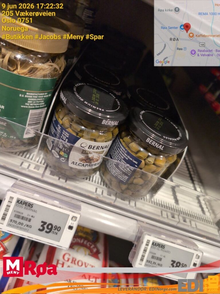 Bernal Alcaparras Kapers 39,90 kr (570,00/kg) hos MENY Røa, 205 Vækerøveien, Oslo 0751