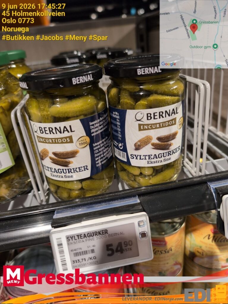 Bernal Sylteagurker Ekstra Fine 54,90 kr (813,71/kg) hos MENY Gressbanen, Holmenkollveien 45, Oslo 0773