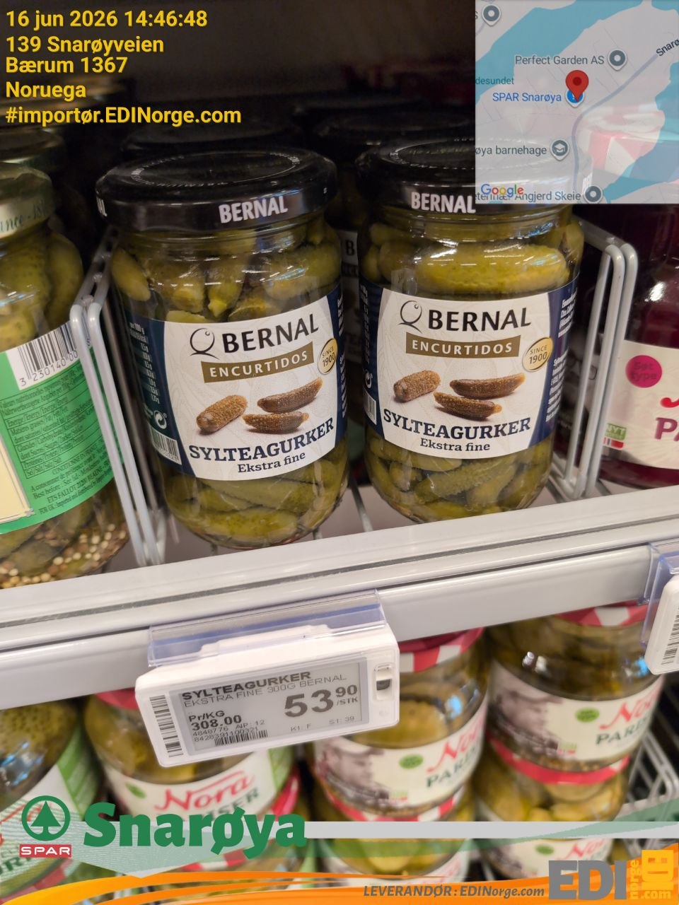 Bernal Sylteagurker Ekstra Fine – Nå hos Spar Snarøya, Bærum