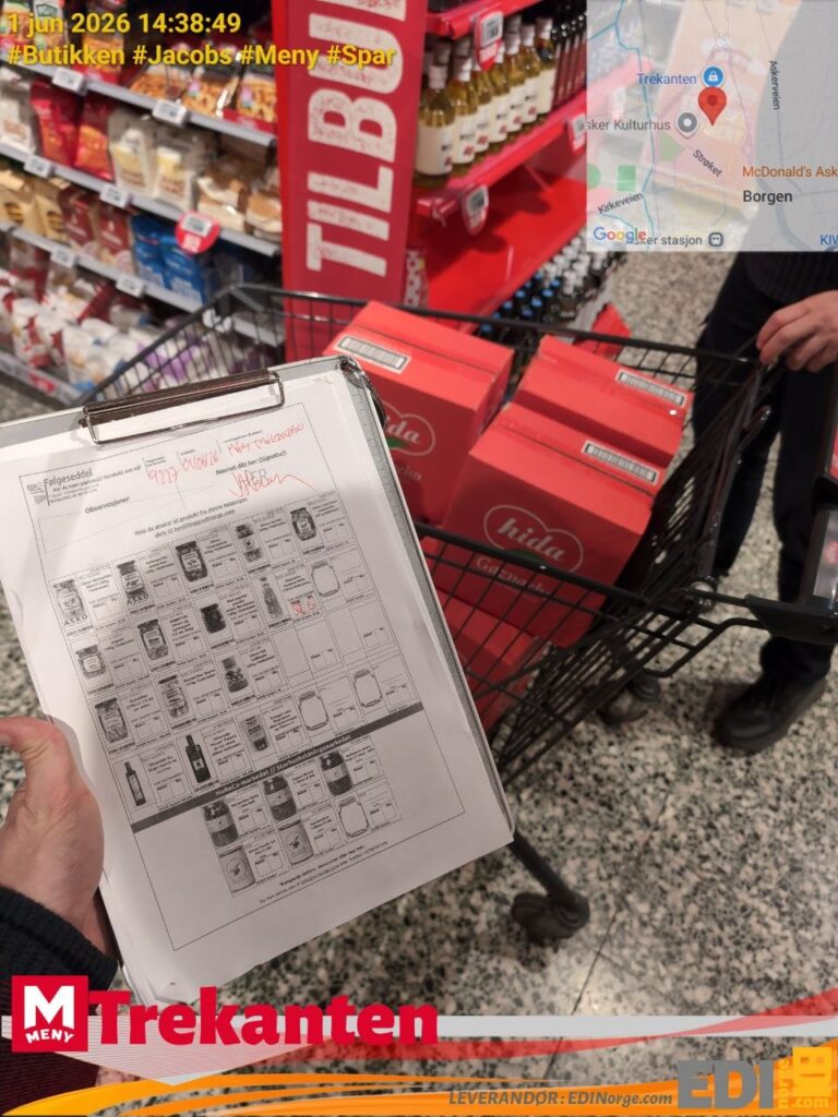 HIDA Gazpacho fersk levering tilbud MENY Trekanten Asker EDINorge
