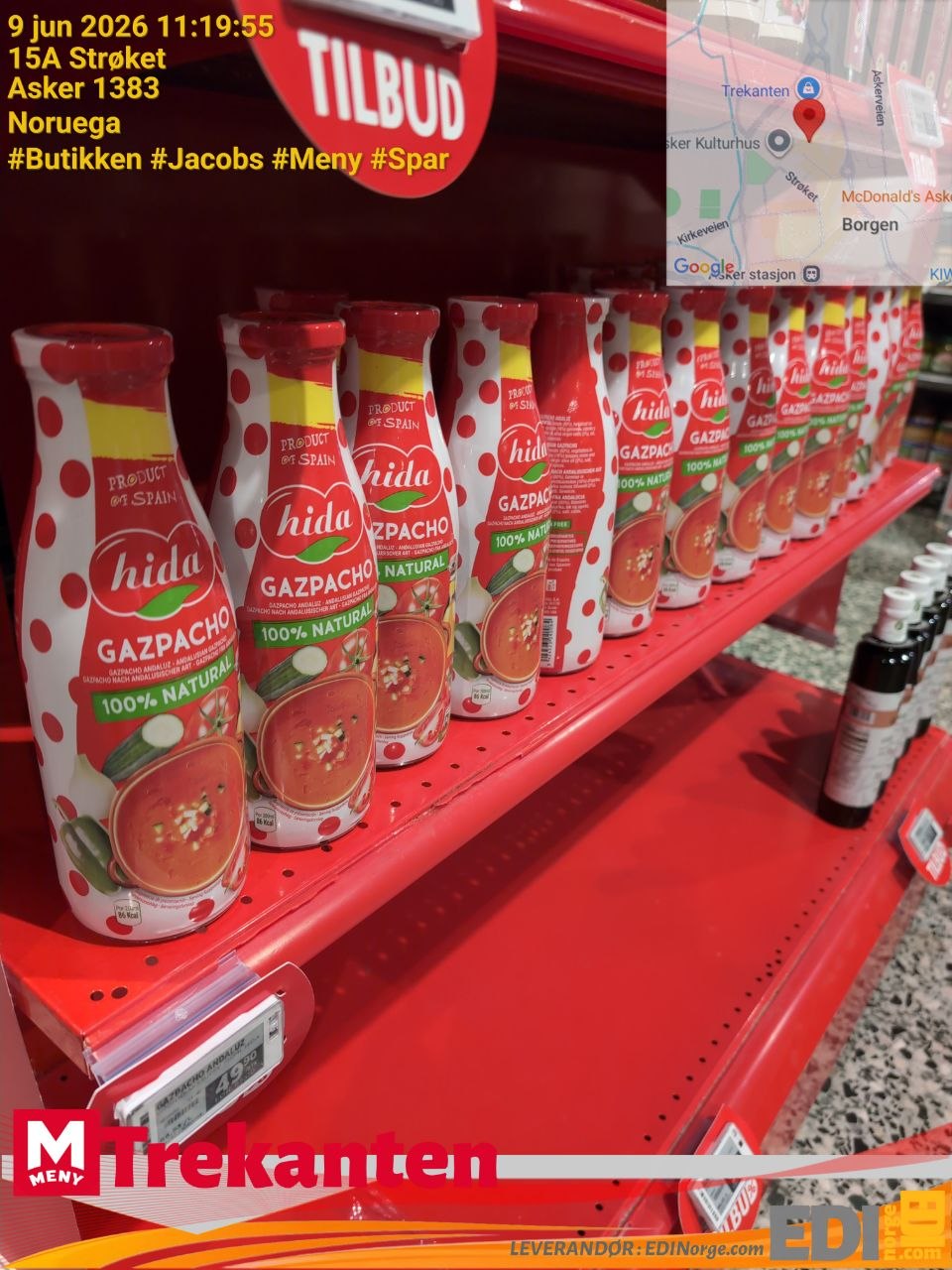 HIDA Gazpacho 100% Natural TILBUD 49 kr MENY Trekanten Asker