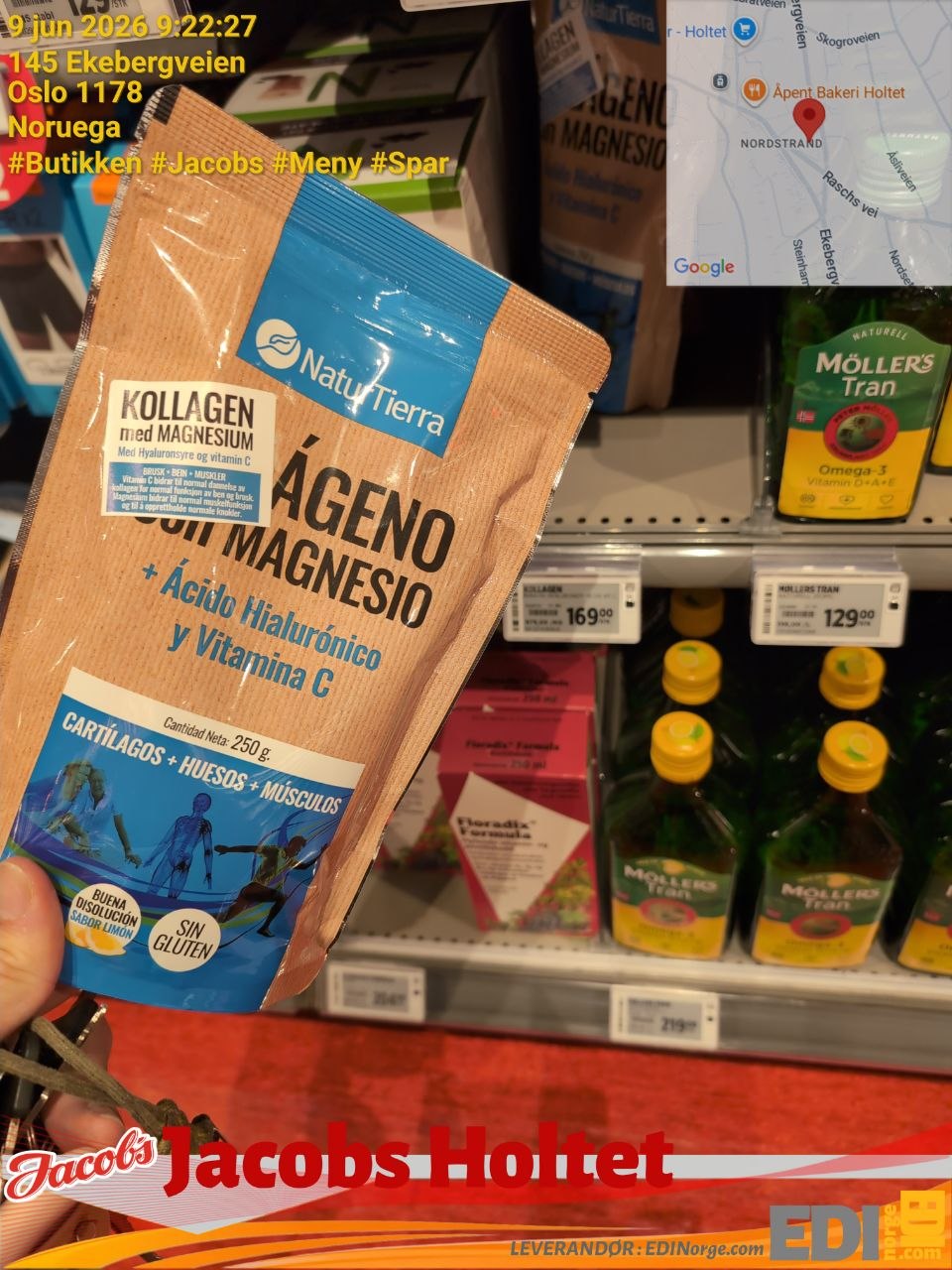 NaturTierra Kollagen med Magnesium hos Jacobs Holtet Holtet Oslo