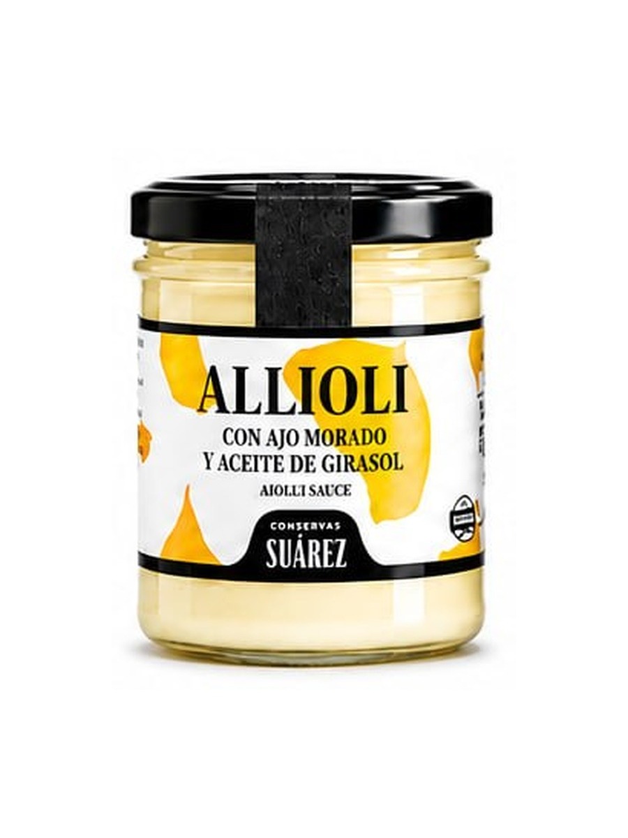 Familia Suárez Allioli med Lilla Hvitløk 135 g – Klassisk Spansk Aioli